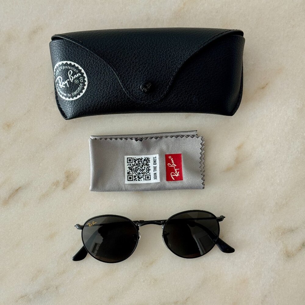 ray ban metal sunglasses